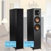 Klipsch Reference R-52C Center Channel Home Speaker, Black Bundle with R-52C Center Speaker, R-12SW 12" 400W Powered Subwoofer, R-41M Bookshelf Speakers, 5.2-Channel 8K Receiver view 2