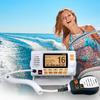 Uniden UM725 Marine VHF Radio, All USA, Canada, and Int'l. Marine Channels, 1Watt/25Watt Transmit Power, Largest LCD Screen in Class, NOAA Weather Channels w/Alerts, Speaker Mic, IPX8 Waterproof. view 2