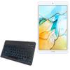 BoxWave Keyboard Compatible with Honor Tab 5 - SlimKeys Bluetooth Keyboard - with Backlight, Portable Slim LED 7 Colors - Jet Black view 1