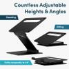Lifelong Ergonomic Adjustable Laptop Riser - Fits 10-17 Inch Laptops & MacBooks - Portable Desk Laptop Stand view 3