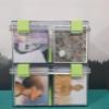 CD Stand Plastic Storage, DVD Holds, Video Games PS4 Gaming Accessories, Headset - Clear CD Storage Holder view 4