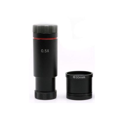 Lab Microscope Slides 0.5X C Mount Lens Adapter 23.2mm 30mm 30.5mm Camera Adapter Microscope Parts (Color : 23.2mm and 30mm)