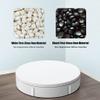 FONOBO Motorized Rotating Display Stand 360 Electric Photography Turntable with 5 PVC Backgrounds, for Photography Jewelry Watch Cake,White view 3