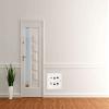 Halokny HDMI USB3.0 CAT Type-C Wall Plate, 6 Port Outlet Wall Plate, 2 x HDMI Keystone Jack + 2 x USB 3.0 +1 xType C+1 x CAT6 RJ45 Keystone Jack, for Wall Plate Face Plate, White view 3