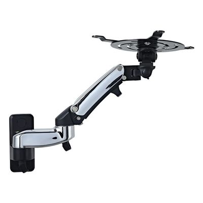 Projector Mounts Projector Wall Mount Wall-Mounted Projector Rack with Tray Retractable Adjustment 180 Load-Bearing 17.63LB (Color : Black)