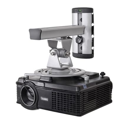 BNNP Projector Mounts Wall Projector Mount Can Rotate 360 Degrees Projector Hanger Load 22 Pounds Suitable for Office and Family (Color : Gray)