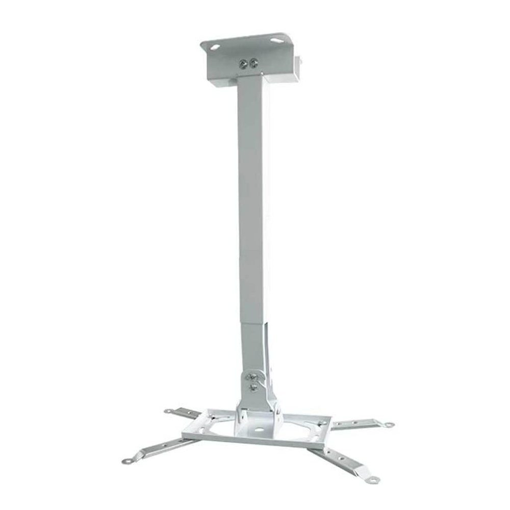 BNNP Projector Mounts Wall-Mounted Projector Bracket Thickened Telescopic Square Tube 15.74" to 24.80" Ceiling Projector Hanger Universal Suspended Ceiling (Color : White)