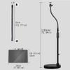 BNNP Projector Mounts Projector Stand Ground-Mounted Projection Rack Can Be Rotated 360, Height Can Be Adjusted, Load-Bearing 7.71LB Gooseneck Bracket (Size : with Tray) view 2