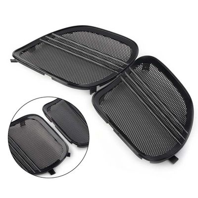 Liru Fairing Speaker Grille Tri Line Adapter Speaker Cover for Harley Road Glide Models 2015-2021