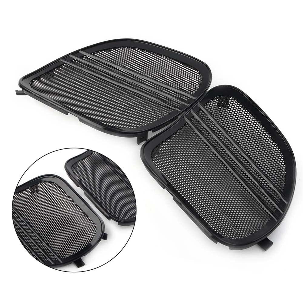 Liru Fairing Speaker Grille Tri Line Adapter Speaker Cover for Harley Road Glide Models 2015-2021