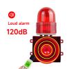 Industrial Sound and Light Alarm - LED Strobe Warning Light Loud Horn Outdoor Security Siren 25W 120dB DC24V view 2
