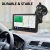CAPURIDE Car Audio Receiver, Replacement Suction Cup Mount Bracket with Replacement Dashboard Pad Disc, fit for 701/901/706/103 view 2