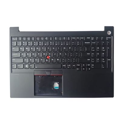 AKGIFT Laptop Replacement Keyboard Compatible for Lenovo Thinkpad E15 Gen1 5M10V16930 5M10V16964 US Layout with Palmrest Upper Cover (Backlit)