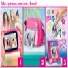 Lisciani - Barbie Print Cam - 3-in-1 Instant Camera Barbie- for Kids from 5 Years Old - Prints 180 Photos - Large Colour Screen LCD - Selfie and Video Camera - Stickers Included view 4