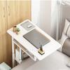 Portable Mobile Bedside Table,Medical Rolling Bedside Table,Sofa Bedside Table with Wheels Laptop Desk with Storage Rack for Reading Study (Color : C) view 2