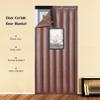 JJPSQHRV Soundproof Blanket Home Thermal Insulated PU Curtain Heavy Duty Blackout Window Treatment Room Divider Windproof Waterproof Doorway Covering for Living Room Garage Storm Door Patio Kitchen view 2