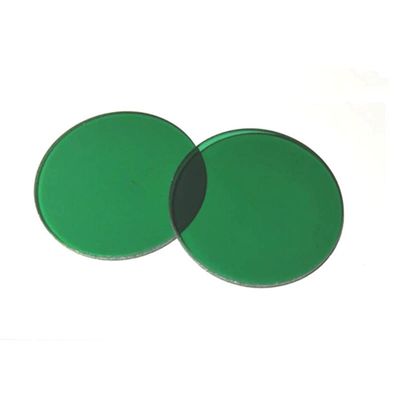 Microscope Kit 32mm Green Blue Yellow Red White Glass Lens, Biological Microscope Compound Filter Microscope Lens Adapters (Color : Green Transparent)