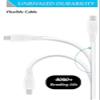 Jantoy 5ft White Micro USB Charging Cable Power Cord for SereneLife SLBSP10 SLBSP11 SLBSP12 SLBSP14 Serene-Life Pro-Tube Pro-TubeFX Portable Wireless Bluetooth Boombox Boom Box Stereo Radio System view 4