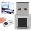 USB Fingerprint Reader for 10/11 32/64 bits, Fingerprint Scanner Fingerprint Sensor Support 10 Fingerprints, 360 Degree Touch Speedy Matching view 3