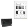 BoxWave Case Compatible with Barnes & Noble Nook GlowLight Plus (2015 Edition 6 in) - Elite Leather Messenger Pouch, Synthetic Leather Cover Case Envelope Design - Jet Black view 1