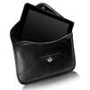 BoxWave Case Compatible with Barnes & Noble Nook GlowLight Plus (2015 Edition 6 in) - Elite Leather Messenger Pouch, Synthetic Leather Cover Case Envelope Design - Jet Black view 4