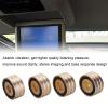 Yunseity 4pcs 40x20mm Speakers Spikes, Feet Isolation Stands with Non Slip Rubber Rings, Aluminum Alloy Spikes Stands for CD, DVD Players, Tube Amplifiers, Stereos(Golden) view 3