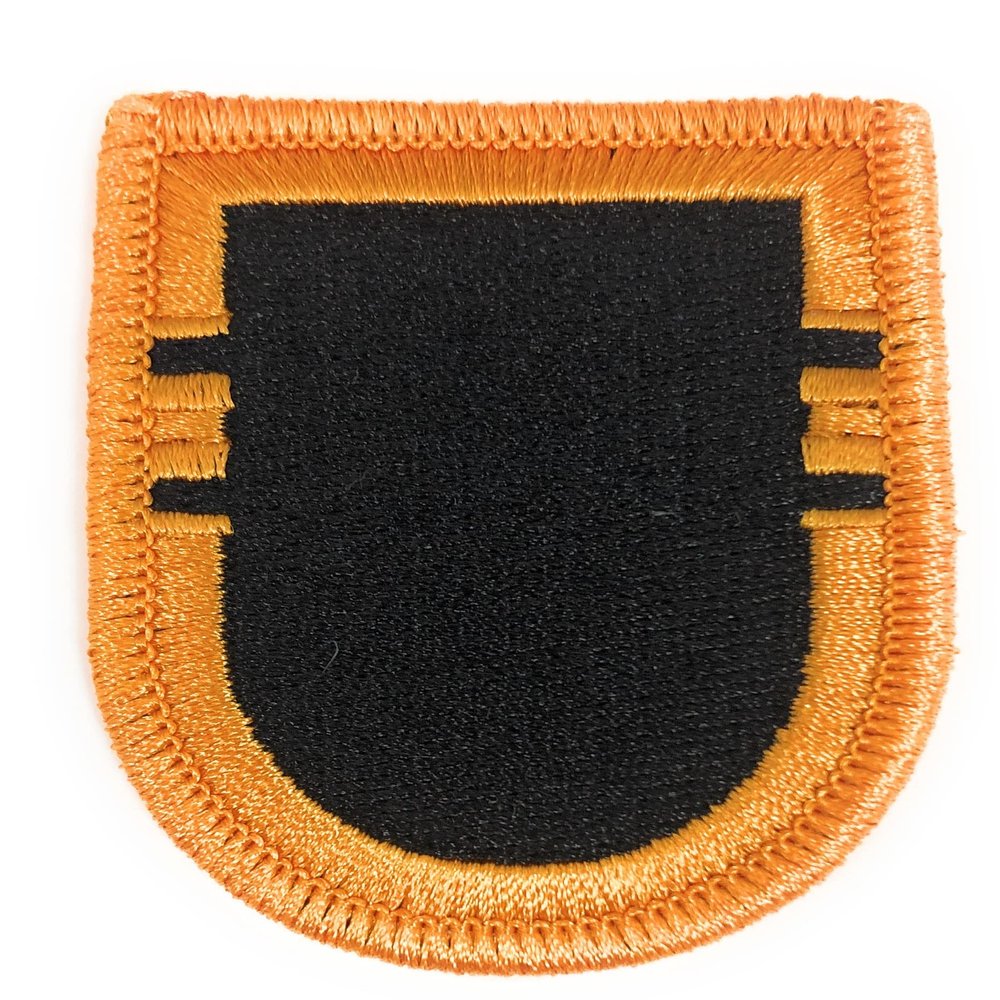 509TH INFANTRY 2ND BN YELLOW GOLD BORDER FLASH