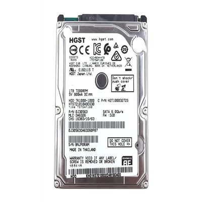 HGST Travelstar 7K1000 HTS721010A9E630 2.5 inch 1TB 7200RPM 32MB Cache SATA 3 6.0Gb/s 3V0 HDD Hard Disk Drive H2T10003272S 1 TB (Renewed)