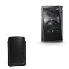 BoxWave Case Compatible with Astell & Kern SR15 (Case Genuine Leather Pouch, Slim Real Leather Luxury Lightweight Pocket for Astell & Kern SR15 - Nero Black view 1