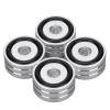 4pcs 40x20mm Speakers Spikes, Feet Isolation Stands with Non Slip Rubber Rings, Aluminum Alloy Spikes Stands for CD, DVD Players, Tube Amplifiers, Stereos(Silver) view 1