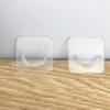 Zerodeko 6pcs Adhesive Curtain Rod Holders No Drill Wall Mounted Shower Rod Retainers Transparent Heavy Duty Brackets for Bathroom Kitchen Easy Installation view 2