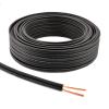 16 AWG Speaker Wire 100ft OFC 16/2 Gauge Flexible Full Copper Home Car Audio Speaker Wire Black - 100 Feet view 1