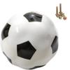 Wannianmu 4Pack Soccer Shape Drawer Knobs, Decorative Basketball Cabinet Knobs Door Handles Ceramic Knobs, with Mounting Screws view 1