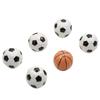 Wannianmu 4Pack Soccer Shape Drawer Knobs, Decorative Basketball Cabinet Knobs Door Handles Ceramic Knobs, with Mounting Screws view 3