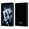 Head Case Designs Officially Licensed The Dark Knight Joker Card Key Art Leather Wallet Case Compatible with Kindle Paperwhite 5 (2021) view 1