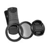 UKCOCO Mobile Phone Lens Set - 37mm Cpl Polarizing Lens Filter Kit for Smartphones Includes ClipLens Cover Storage Bag & Cleaning Cloth Enhance Color Saturation & Reduce Reflections view 1