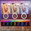 Yesker Ring Light with Tripod Stand and Phone Holder 18 Inch RGB Ringlight 25 RGB Modes Bi-Color Adjustable 27007000K LED Selfie Halo Light Kit for Live Stream Photography Zoom Makeup Youtobe Tiktok view 2