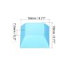 PATIKIL 1U Blank Keycaps, 10 Pack Universal PBT Keyboard Replacement Accessories for MX Mechanical Keyboard, Cyan view 2