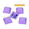 PATIKIL 1U Blank Keycaps, 10 Pack Universal PBT Keyboard Replacement Accessories for MX Mechanical Keyboard, Purple view 4