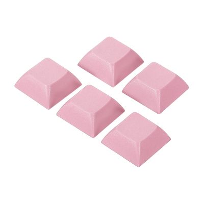 PATIKIL 1U Blank Keycaps, 5 Pack Universal PBT Keyboard Replacement Accessories for MX Mechanical Keyboard, Pink