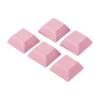 PATIKIL 1U Blank Keycaps, 5 Pack Universal PBT Keyboard Replacement Accessories for MX Mechanical Keyboard, Pink view 1