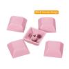 PATIKIL 1U Blank Keycaps, 5 Pack Universal PBT Keyboard Replacement Accessories for MX Mechanical Keyboard, Pink view 4