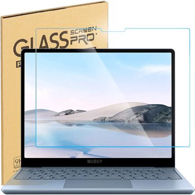 Tempered Glass Screen Protector for Microsoft Surface Laptop Go 3 12.4"/ Surface Lapto Go 2 12.4"/ Surface Lapto Go 12.4 Inch Laptop, [9H Hardness] [Bubble Free] [Anti Fingerprint] [HD Clear]