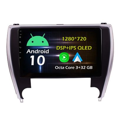 10.1'' 3+32GB Android 10 in Dash Car Stereo Radio Fit for Toyota Camry 2015~2017 USA Version Head Unit GPS Navigation Carplay Android Auto DSP 4G WIFI Bluetooth