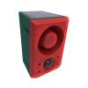 KINGCOO high-Power Solar Alarm Human Body Induction 130db Gun Sound Dog bark Flash Sound and Light Warning Light Outdoor recordable Voice Broadcast Horn Courtyard Orchard Farm Warehouse(1pcs)