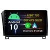10.1'' 3+32GB Android 10 in Dash Car Stereo Radio Fit for Toyota Tundra 2007-2013 Sequoia 2008-2018 Head Unit GPS Navigation Carplay Android Auto DSP 4G WIFI Bluetooth view 1