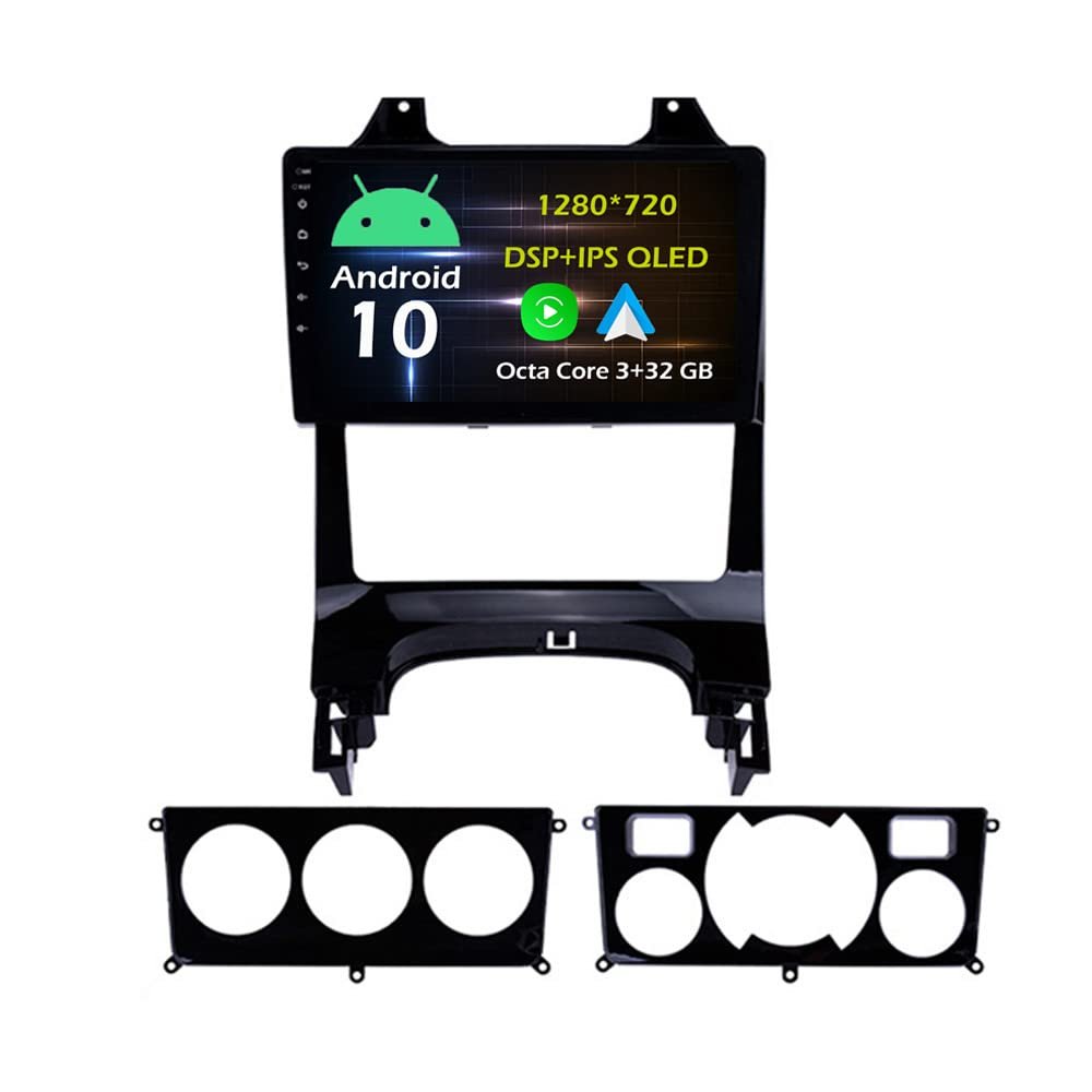 9'' 3+32GB Android 10 in Dash Car Stereo Radio Fit for 2009 10 11 12 13 14 15 16 Peugeot 3008 GPS Navigation Head Unit Carplay Android Auto DSP 4G WIFI Bluetooth