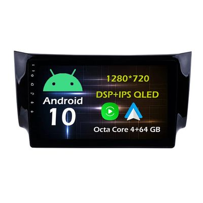 10.1'' 4+64GB Android 10 in Dash Car Stereo Radio Fit for 2012 13 14 15 16 NISSAN SYLPHY GPS Navigation Head Unit Carplay Android Auto DSP 4G WIFI Bluetooth