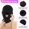 Zhanmai 3 Pcs Zentai Hood Mask Full Cover Open Mouth Elastic Breathable Head Mask for Masquerade Cosplay Costume Unisex view 3
