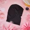 Zhanmai 3 Pcs Zentai Hood Mask Full Cover Open Mouth Elastic Breathable Head Mask for Masquerade Cosplay Costume Unisex view 4